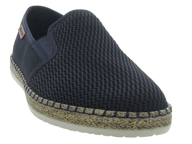 mocassins -  - homme - Toile Jean - Bleu - Rieker4842601_3