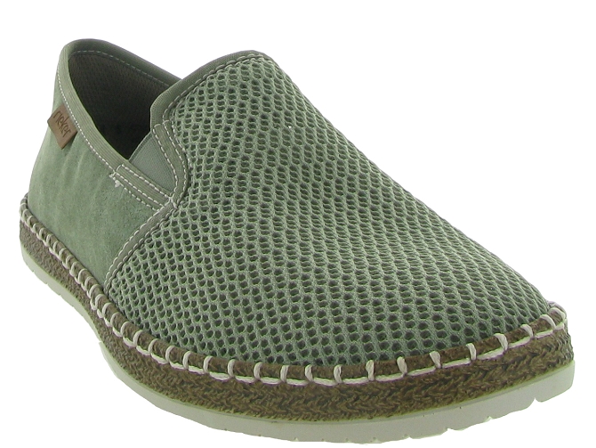 mocassins -  - homme - Toile Jean - Vert - Rieker4842602_3