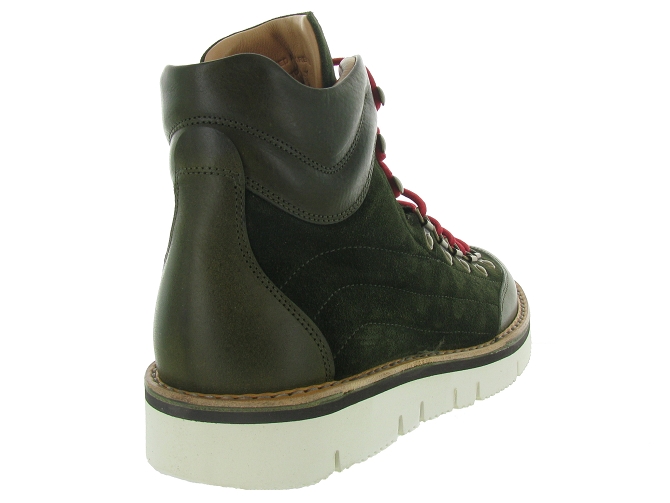 apres ski bottes fourrees - Bottes de neige - homme - Cuir - Vert - Fracap4847802_4