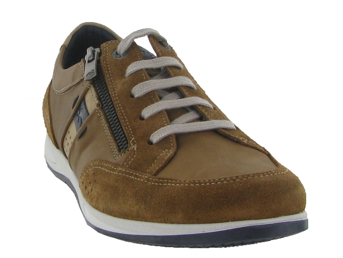 chaussures a lacets - Confort et décontracté - homme - Cuir - Marron - Fluchos4850002_3