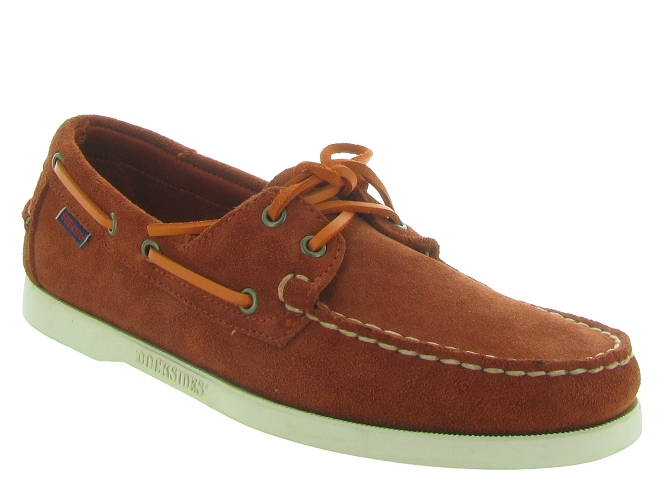 mocassins - Bateau - homme - Cuir - Marron - Sebago