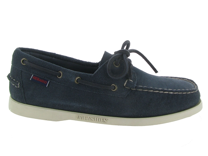 mocassins - Bateau - homme - Cuir - Bleu - Sebago4853403_2