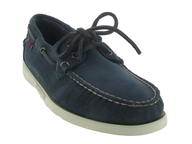 mocassins - Bateau - homme - Cuir - Bleu - Sebago4853403_3