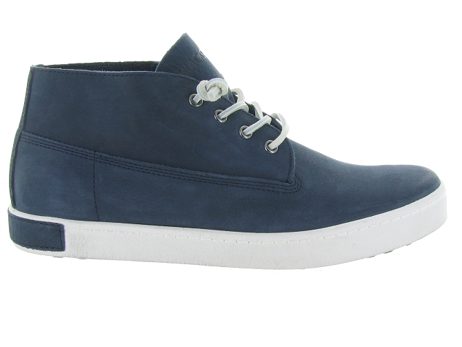 baskets et sneakers - Tendance - homme - Cuir - Bleu - Black stone4854501_2