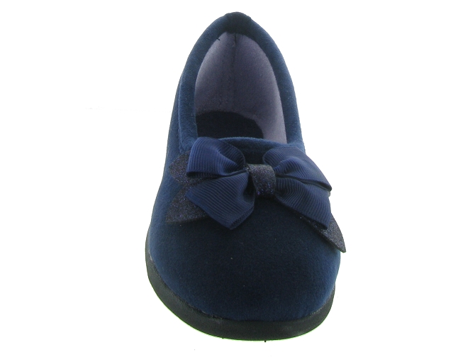 chaussons et pantoufles - Ballerines - femme - Toile Jean - Bleu - Isotoner4855001_4