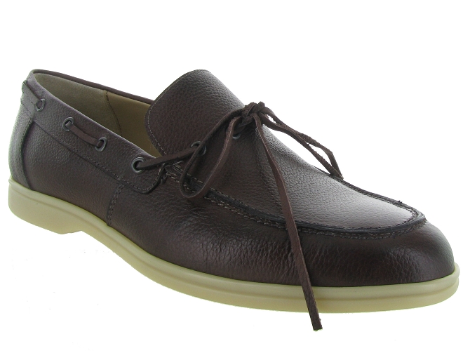 mocassins - Bateau - homme - Cuir - Marron - Nicola benson franzini