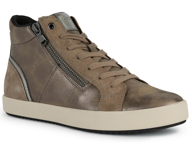 baskets et sneakers - Montante - femme - Synthétique - Bronze - Geox