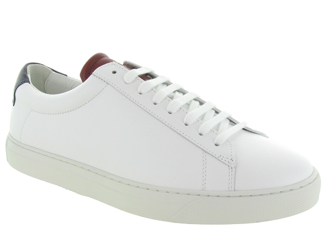 baskets et sneakers - Tendance - homme - Cuir - Blanc - Zespa