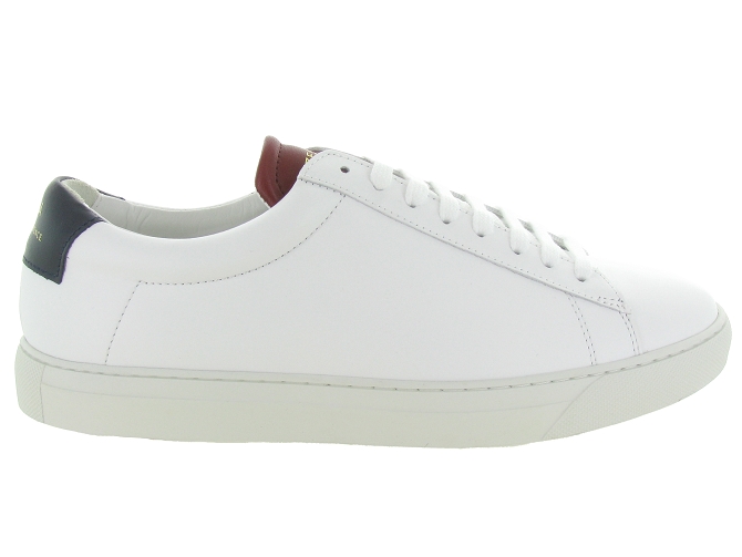 baskets et sneakers - Tendance - homme - Cuir - Blanc - Zespa4871001_2