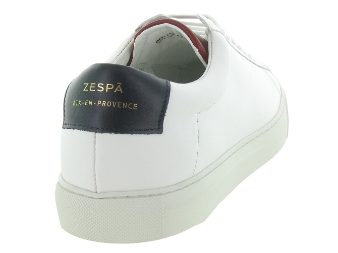 baskets et sneakers - Tendance - homme - Cuir - Blanc - Zespa4871001_5