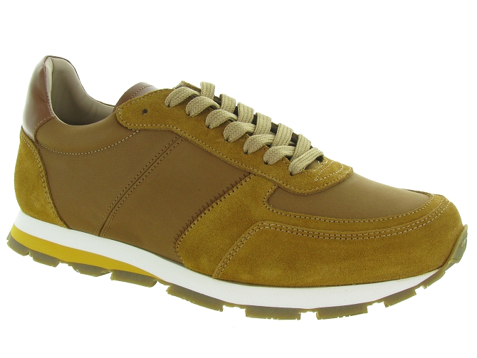 baskets et sneakers - Tendance - homme - Cuir - Camel - Zespa