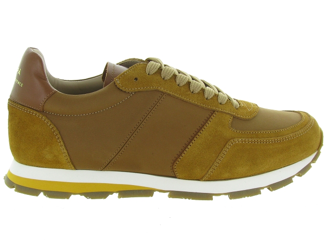 baskets et sneakers - Tendance - homme - Cuir - Camel - Zespa4871901_2