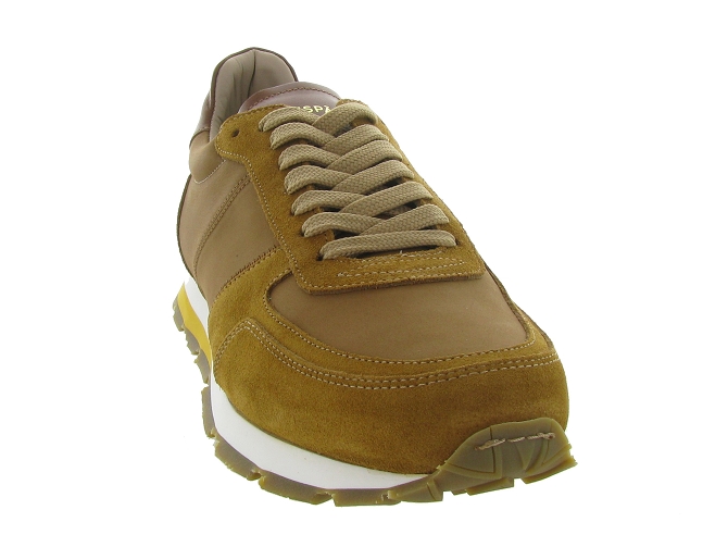 baskets et sneakers - Tendance - homme - Cuir - Camel - Zespa4871901_3