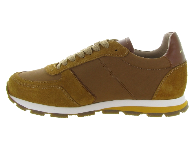 baskets et sneakers - Tendance - homme - Cuir - Camel - Zespa4871901_4