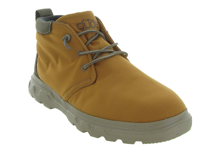 chaussures a lacets - Confort et décontracté - homme - Synthétique - Jaune - Hey dude4874002_3