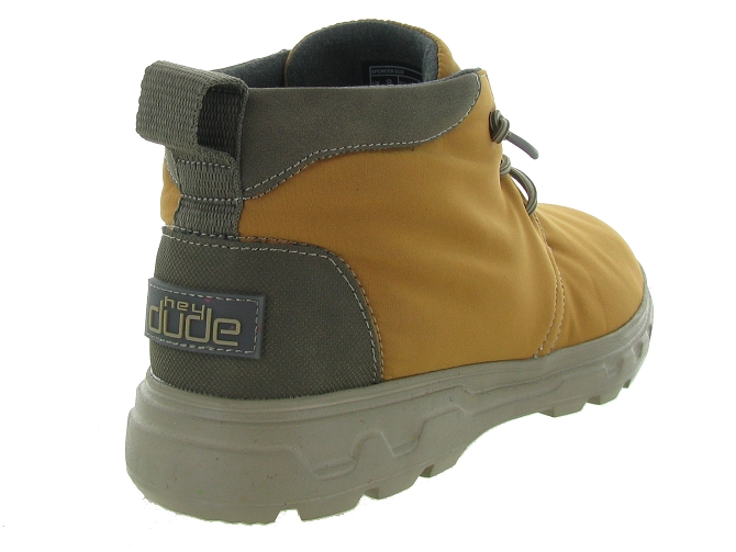 chaussures a lacets - Confort et décontracté - homme - Synthétique - Jaune - Hey dude4874002_5