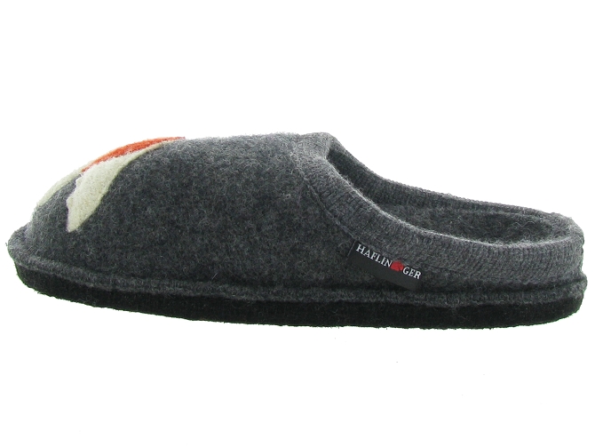 chaussons et pantoufles - Mules Sabots - femme - Feutrine - Gris - Haflinger4874601_4