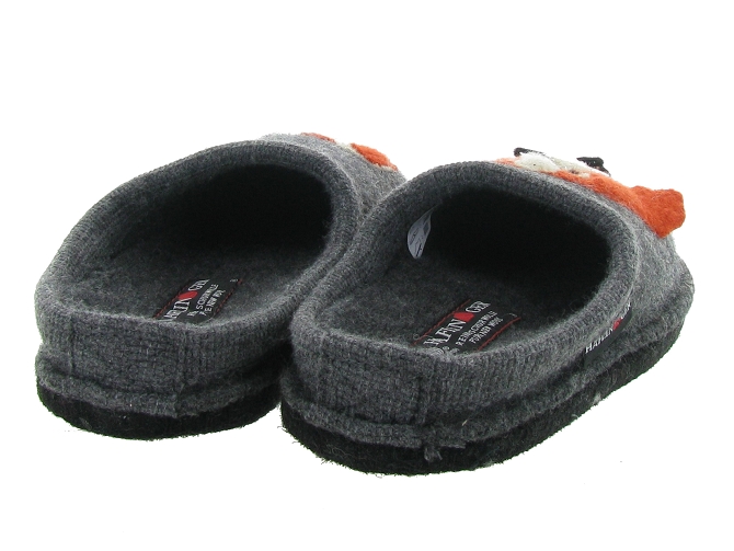 chaussons et pantoufles - Mules Sabots - femme - Feutrine - Gris - Haflinger4874601_5