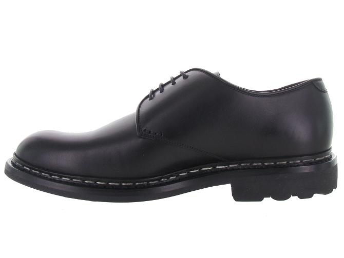 chaussures a lacets - Cérémonie - homme - Cuir - Noir - Heschung4875201_4