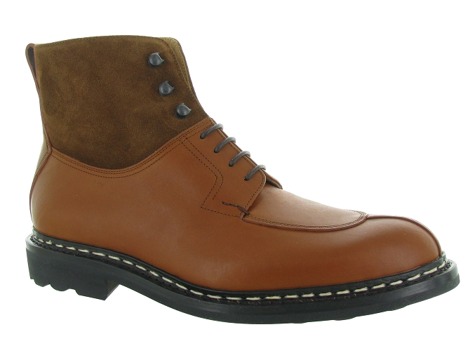 bottines et boots - Chelsea - homme - Cuir - Marron - Heschung