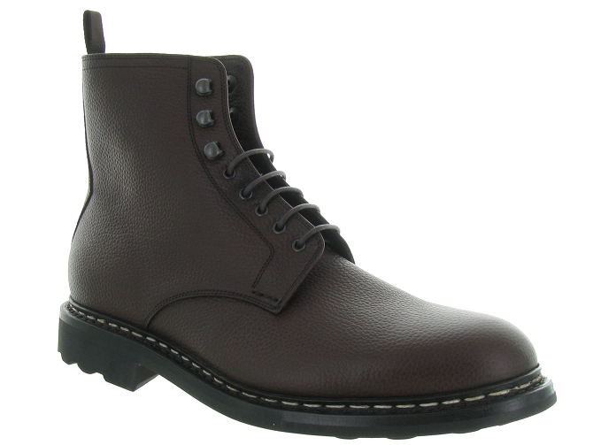 bottines et boots - Chelsea - homme - Cuir - Marron - Heschung