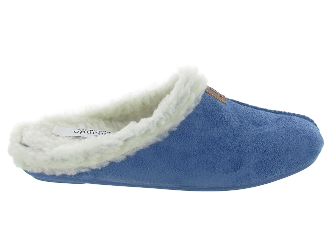 chaussons et pantoufles - Mules Sabots - femme - Synthétique - Bleu - Maison armando4877402_2