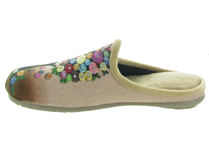 chaussons et pantoufles - Mules Sabots - femme - Synthétique - Beige - La maison de l espadrille4879001_4