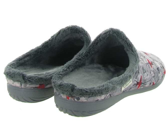 chaussons et pantoufles - Mules Sabots - femme - Synthétique - Gris - La maison de l espadrille4879301_5