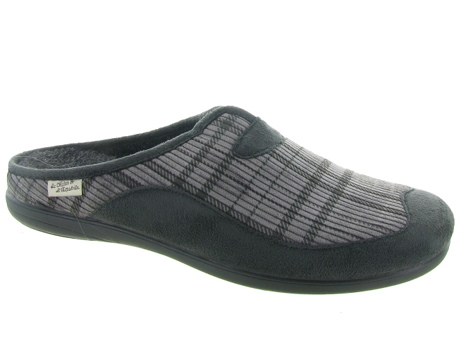 La maison de l espadrille chaussons et pantoufles 6719 gris