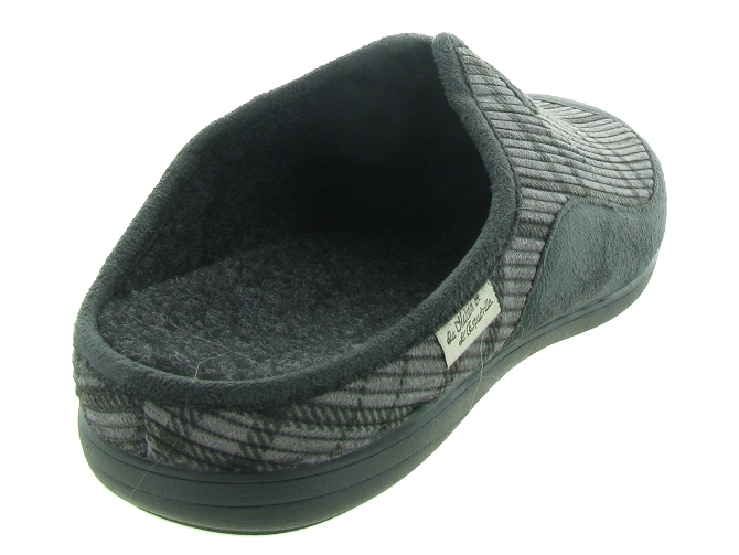 La maison de l espadrille chaussons et pantoufles 6719 gris4880401_5