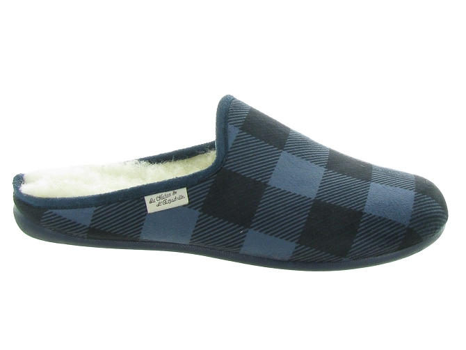 chaussons et pantoufles - Mules Sabots - homme - Synthétique - Bleu - La maison de l espadrille4880601_2