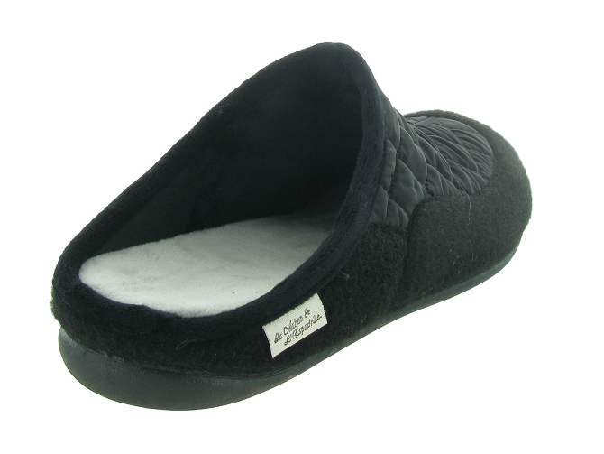 chaussons et pantoufles - Mules Sabots - homme - Synthétique - Noir - La maison de l espadrille4880701_5