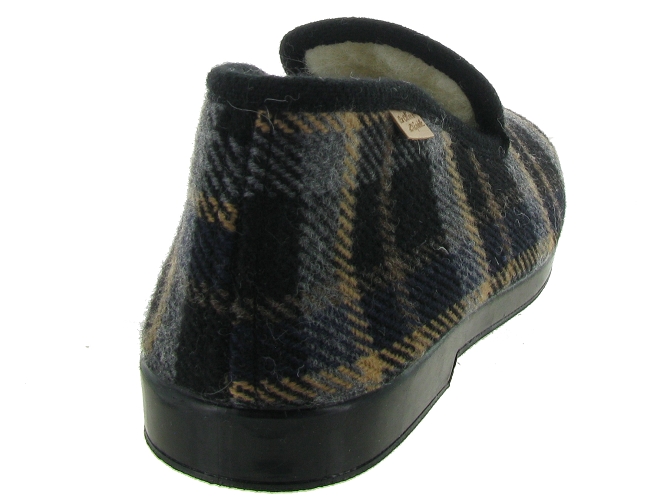 chaussons et pantoufles - Charentaises Hiver - homme - Synthétique - Noir - La maison de l espadrille4881901_5