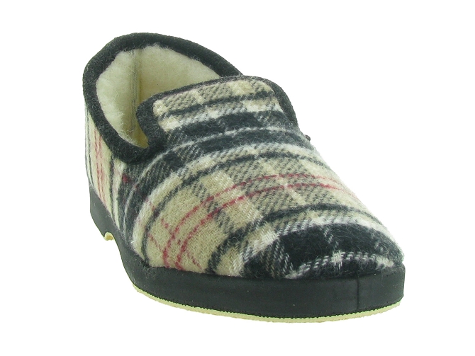 chaussons et pantoufles - Charentaises Hiver - homme - Synthétique - Noir - La maison de l espadrille4882001_3