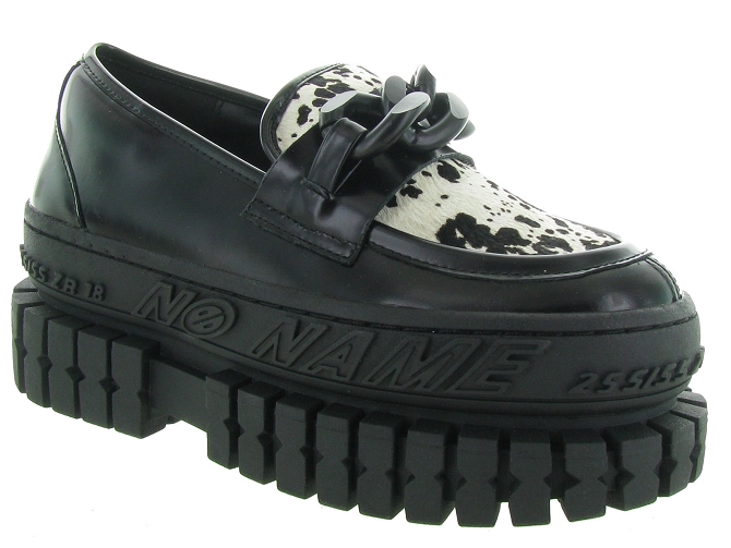 mocassins - Elégant - femme - Cuir - Noir - No name