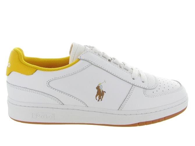 baskets et sneakers - Tendance - homme - Cuir - Blanc - Ralph lauren4884201_2