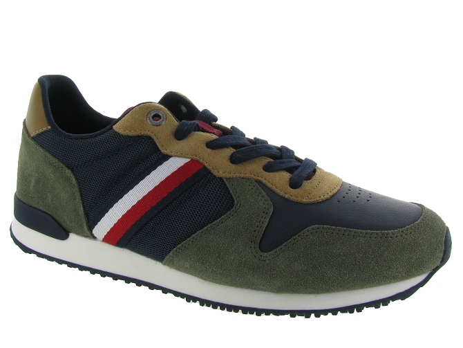 baskets et sneakers - Tendance - homme - Synthétique - Vert - Tommy hilfiger