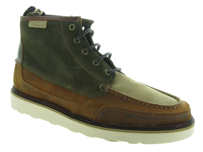 chaussures a lacets - Cérémonie - homme - Nubuck - Marron - Schmoove