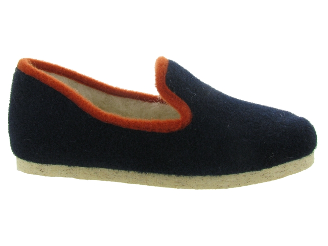 chaussons et pantoufles - Charentaises Hiver - homme - Synthétique - Bleu - Chiceasy4888902_2