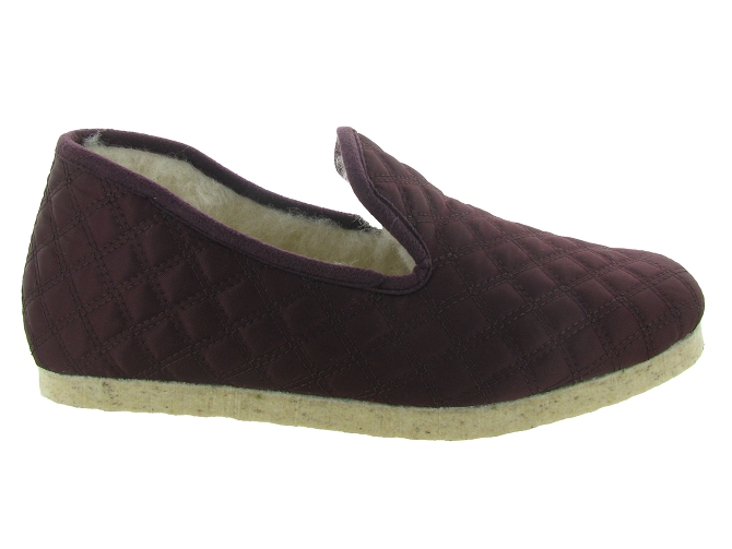 chaussons et pantoufles - Charentaise - femme - Synthétique - Bordeaux - Chiceasy4889401_2