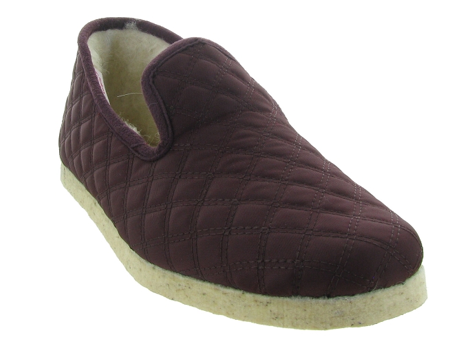 chaussons et pantoufles - Charentaise - femme - Synthétique - Bordeaux - Chiceasy4889401_3