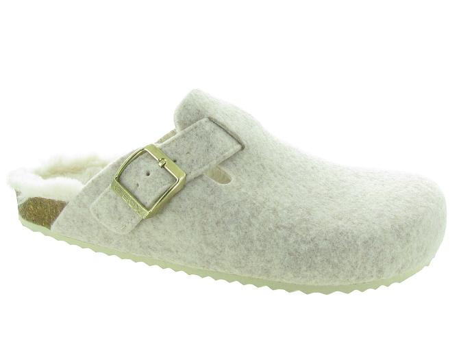 chaussons et pantoufles - Mules Sabots - femme - Synthétique - Beige - Geox