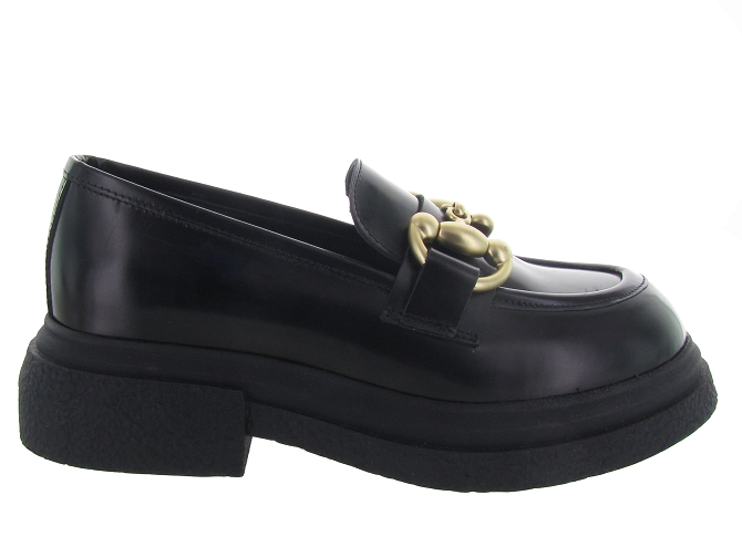 mocassins - Elégant - femme - Cuir - Noir - Semerdjian4898701_2