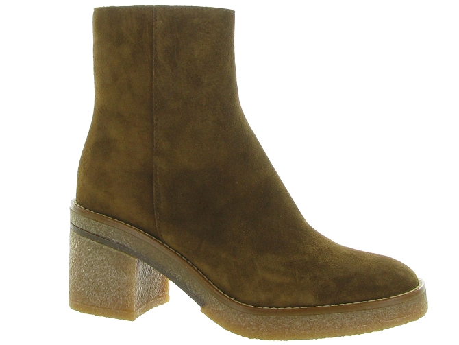 bottines et boots - Casual - femme - Nubuck - Chestnut - Alpe