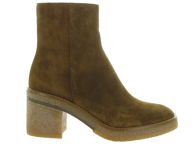 bottines et boots - Casual - femme - Nubuck - Chestnut - Alpe4900602_2