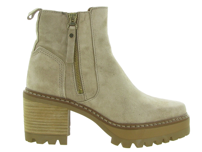 bottines et boots - Casual - femme - Nubuck - Beige - Alpe4900804_2