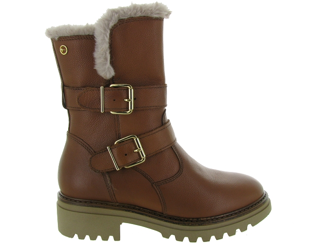 apres ski bottes fourrees - Botte de neige - femme - Cuir - Marron - Tamaris4904001_2