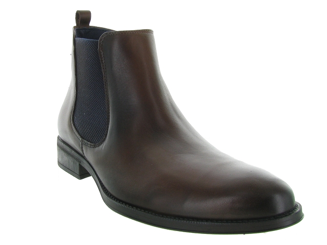 bottines et boots - Chelsea - homme - Cuir - Marron - Fluchos4904401_3