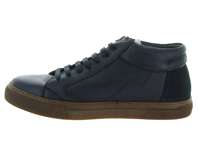 baskets et sneakers - Confort - homme - Cuir - Bleu - Fluchos4904701_4