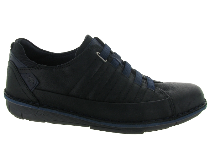 chaussures a lacets - Confort et décontracté - homme - Cuir - Noir - Fluchos4904901_2